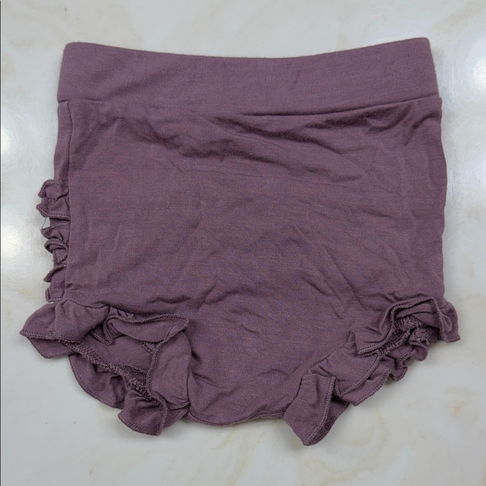 Ruffled Bloomie Shorts 3M bamboo - Dusty Mauve